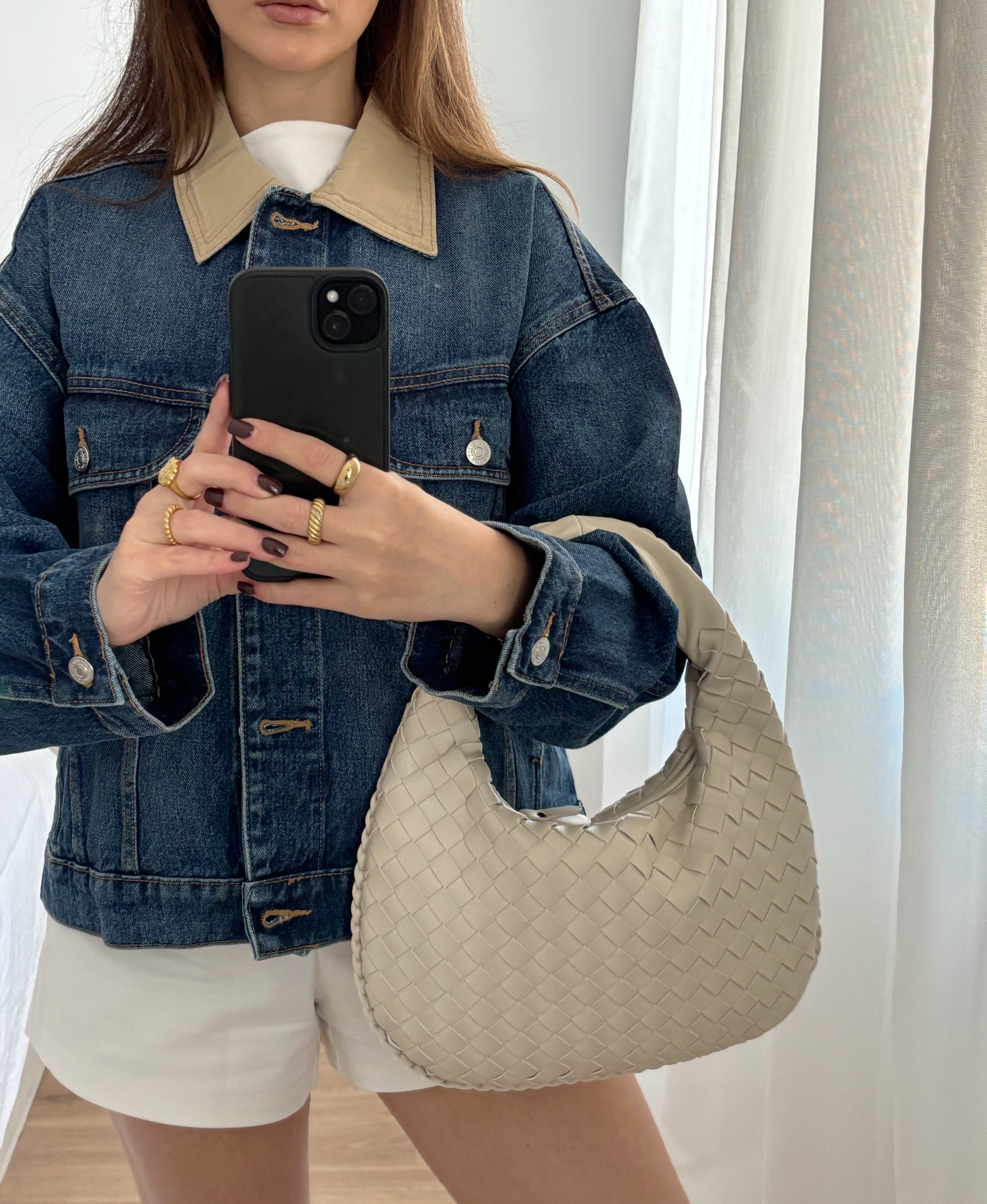 Mini Woven Evening Bag