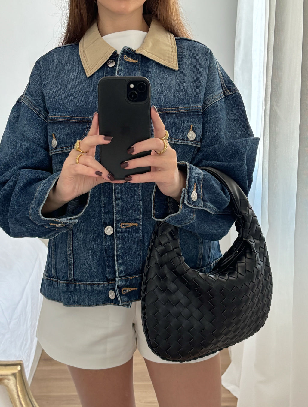 Mini Woven Evening Bag